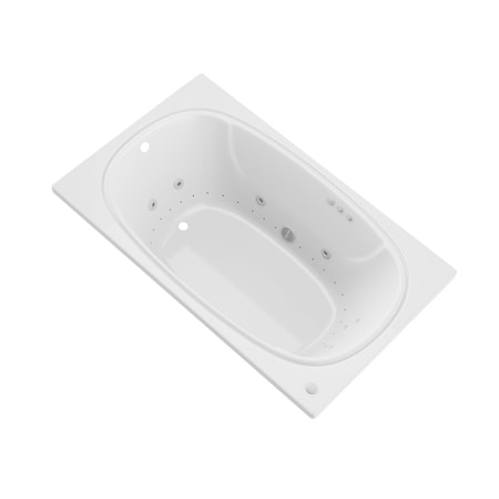 Atlantis Whirlpools Atlantis Charleston 48 x 72 Rectangular Air & Whirlpool Bathtub 4872CDR